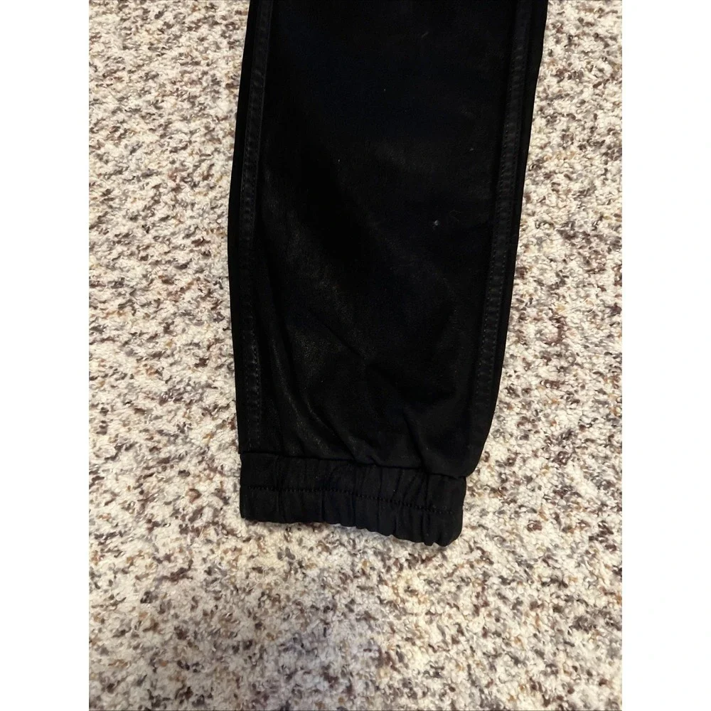 Joe's Jeans Coated  Mens M Kinetic Cargo Jogger Pants Coated Black Sz 30